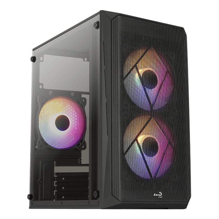 AeroCool CS-107-A-BK-v2 Tower Micro ATX svart