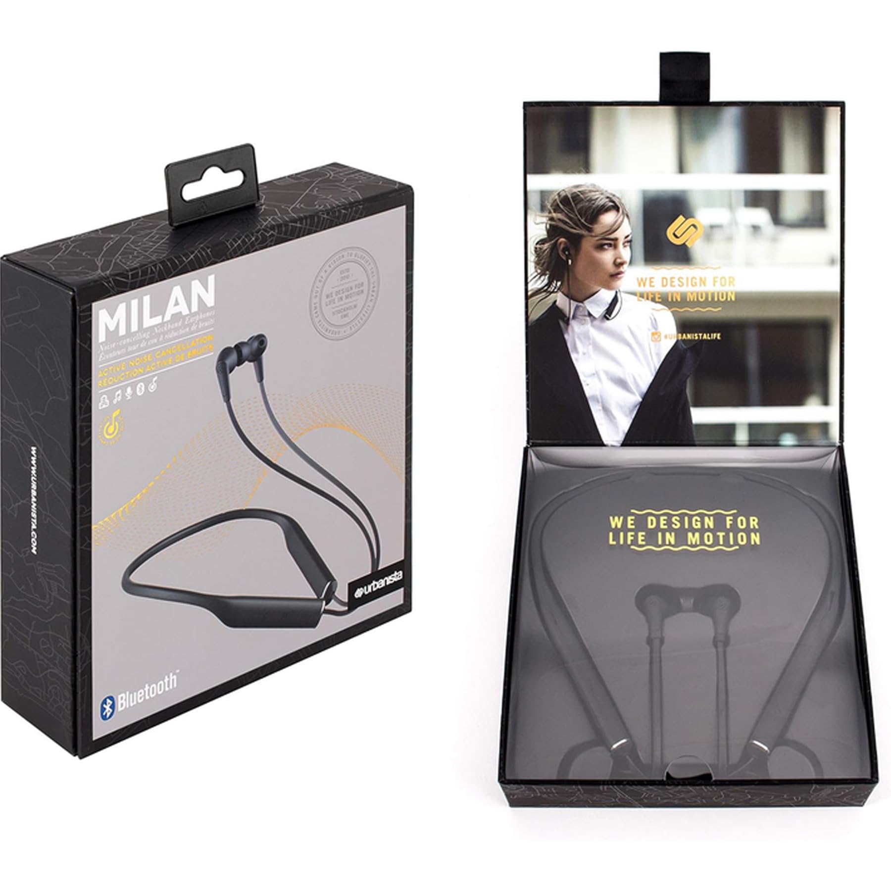 Urbanista Milan trådlös Earbuds svart