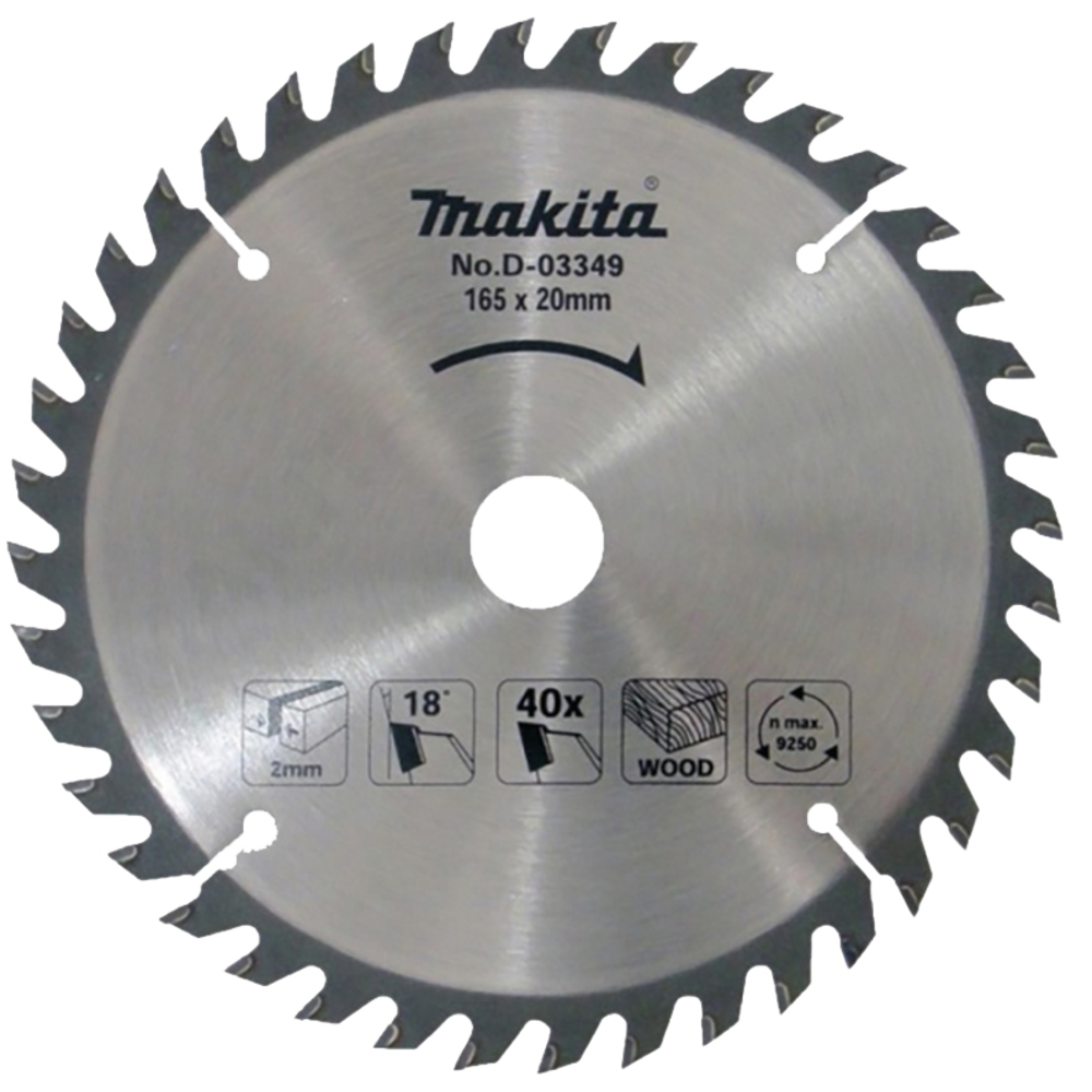 Makita D-03349 Savklinge 165 mm