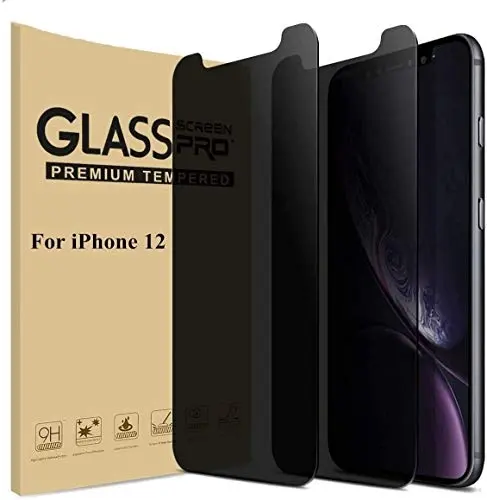 2-pack Sekretess Skärmskydd för iPhone 12 Mini