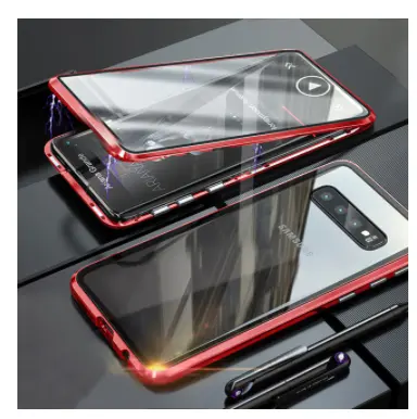 Dubbelsidig glasmagnet FÖR SAMSUNG s20|röd