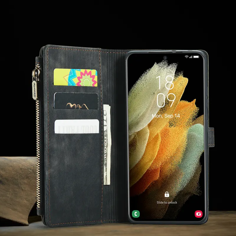 Caseme c30 foral för Samsung A14 svart