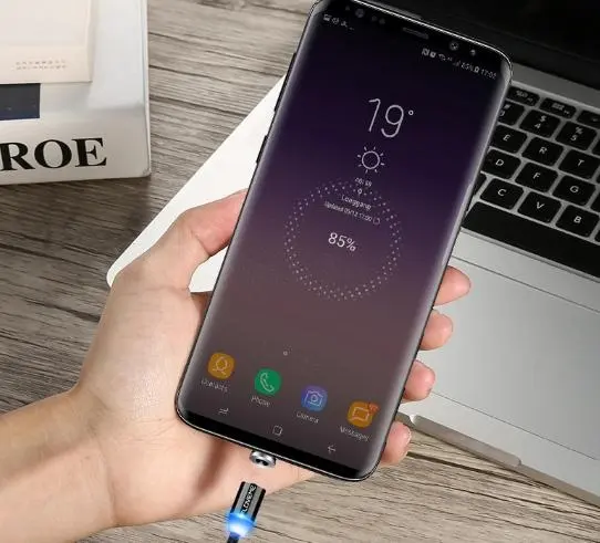 Magnetkabel för USB-C Snabb Laddning – Svart