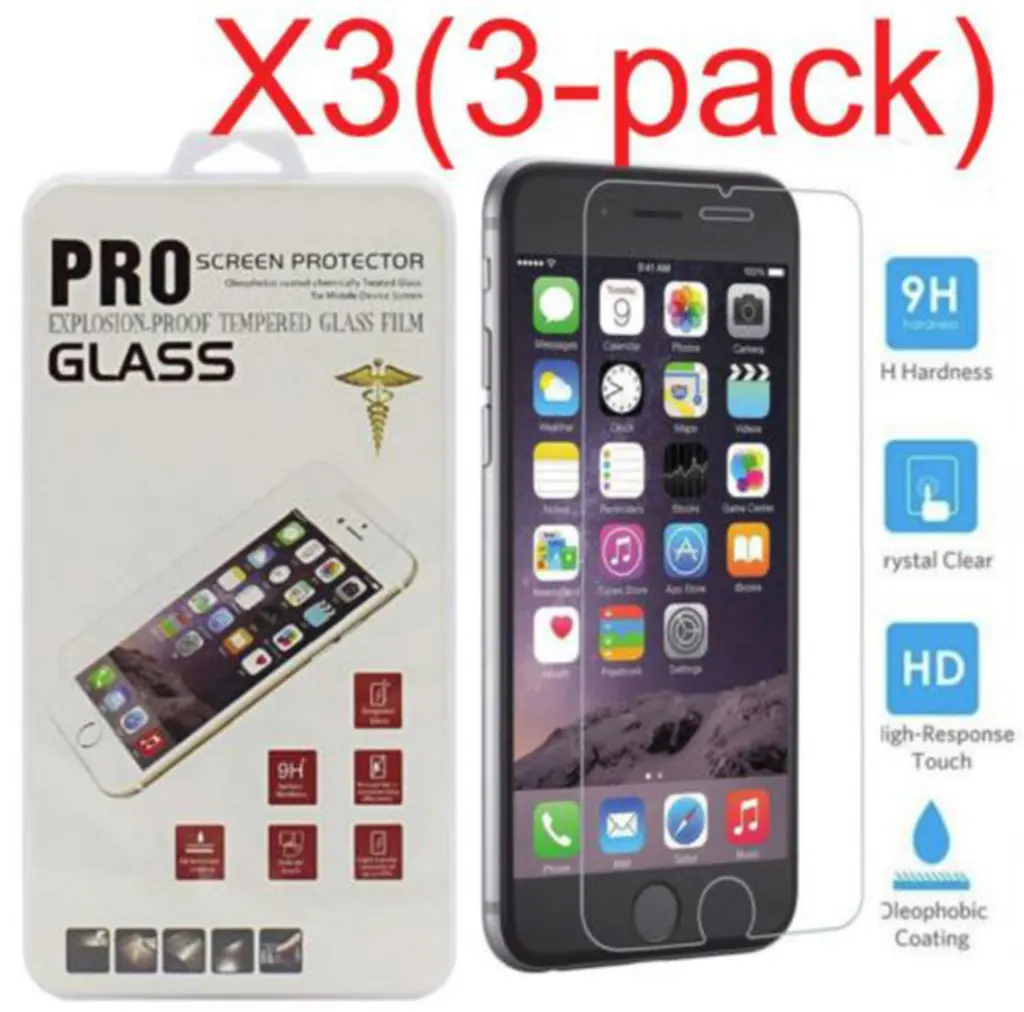 3pack  härdat glas till din iphone 7 4,7 tum