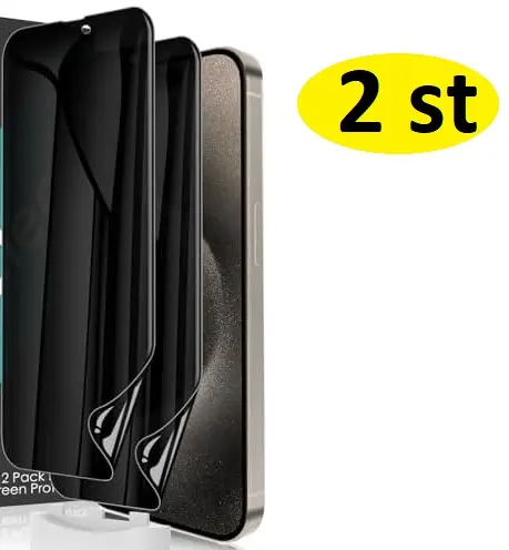 2-pack Sekretess nano skärmskydd iPhone 16 Pro