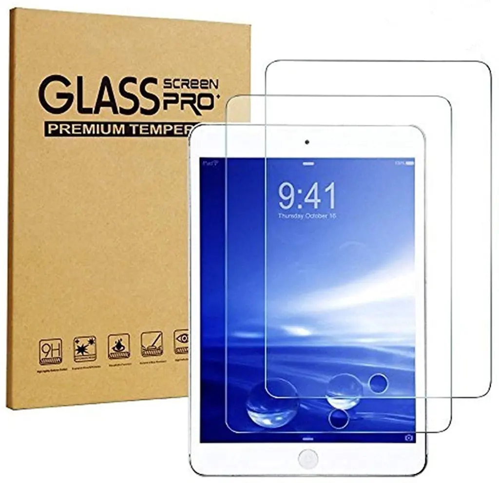 [2-Pack] iPad Air / Air 2 / Pro / Ny iPad 9.7 skärmskydd 2,5D