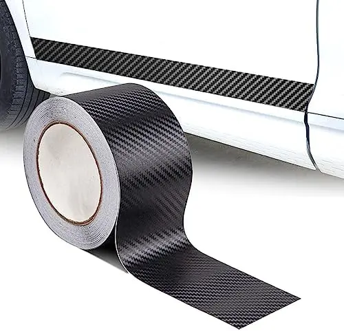 3m Carbon Fiber-klistermärken, lämplig för de flesta bilmodeller