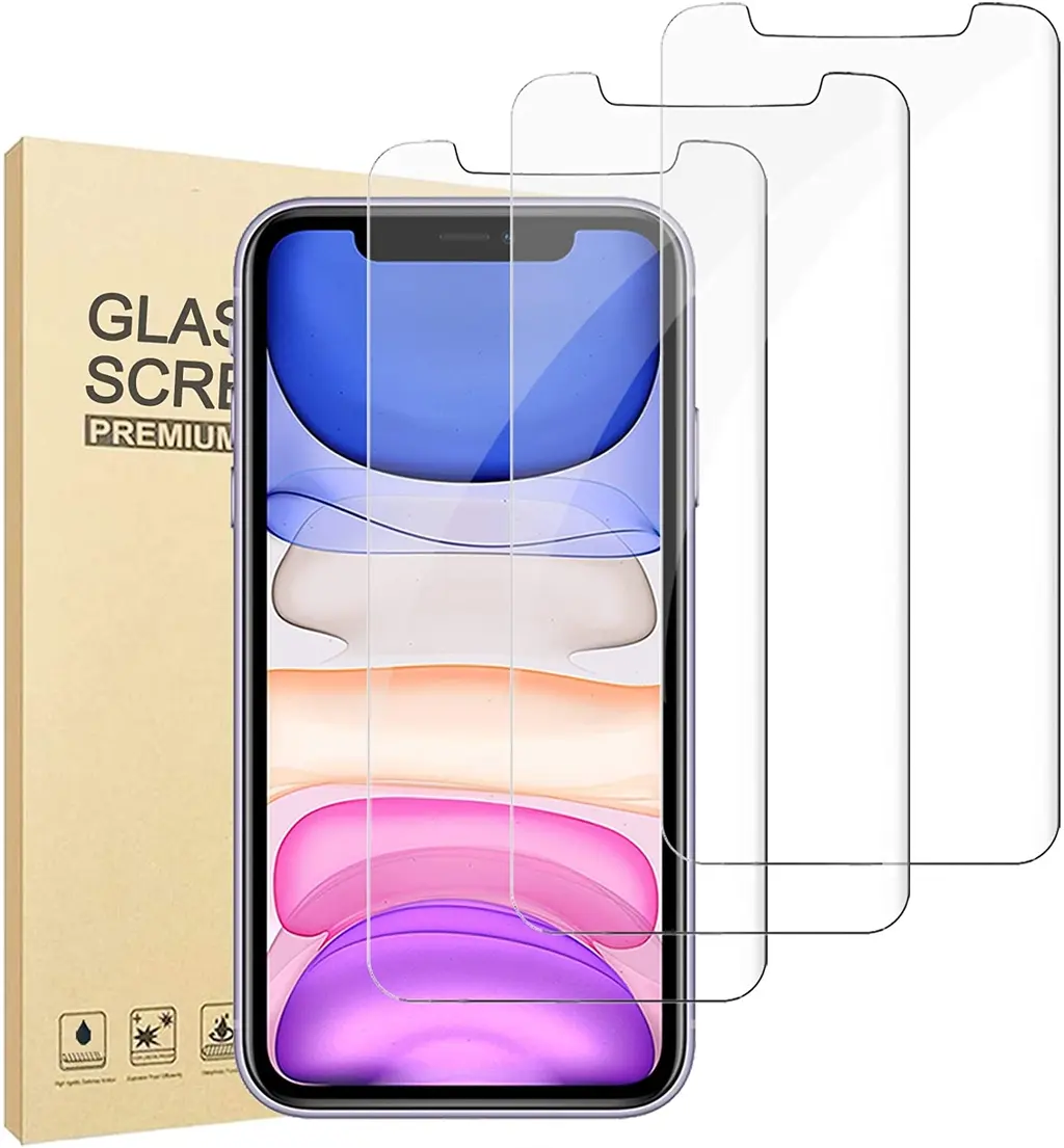 3-pack för iPhone X Skärmskydd 2,5"