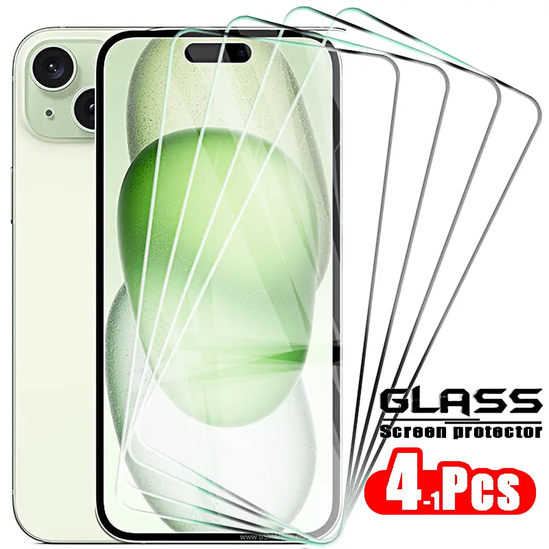 4-pack Skärmskydd för iPhone 15 Plus