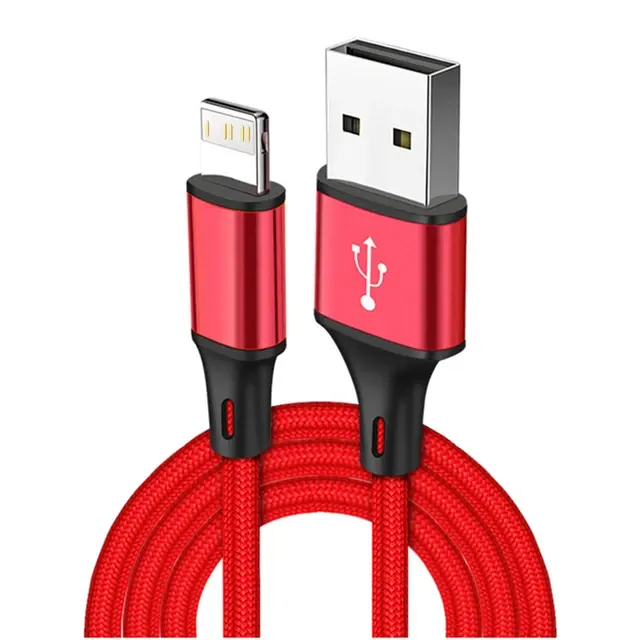 iPhone Laddkabel (3 m) – Röd