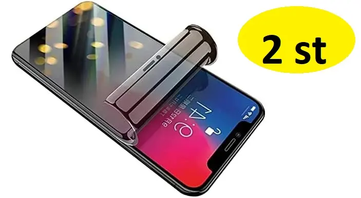 2-pack Sekretess nano skärmskydd iPhone XS Max